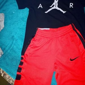 Jordan t-shirt and shorts